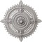 Ekena Millwork Haylynn Ceiling Medallion (Fits Canopies up to 1 1/4"), 29 1/8"OD x 1 1/4"ID x 4"P, Ultra Pure White CM29HYUWF - alternate 1
